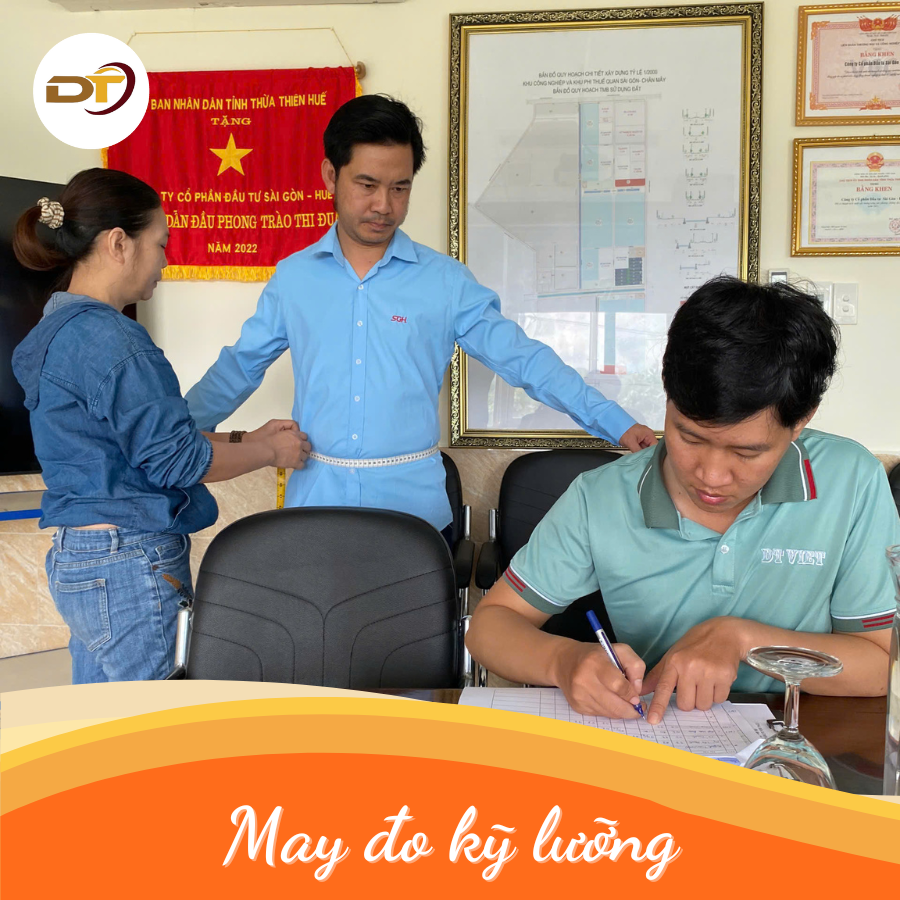 may đo đồng phục