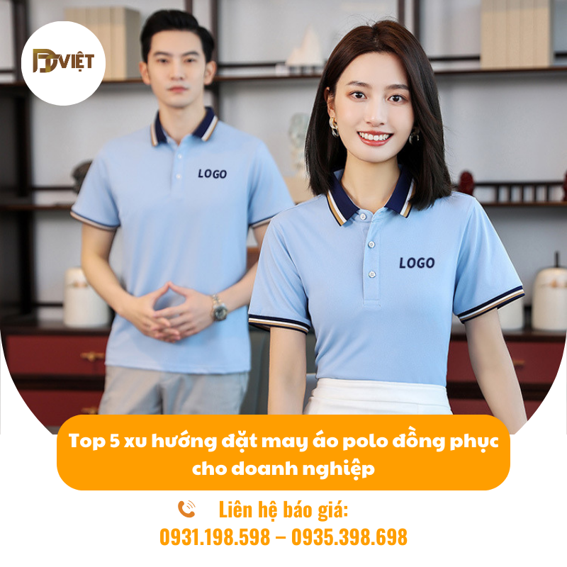 đặt may áo polo
